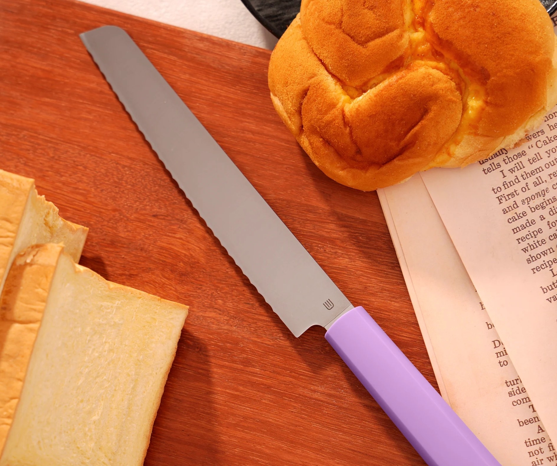 Butterfork BF01-BK-PP Bread Violett + Scheide