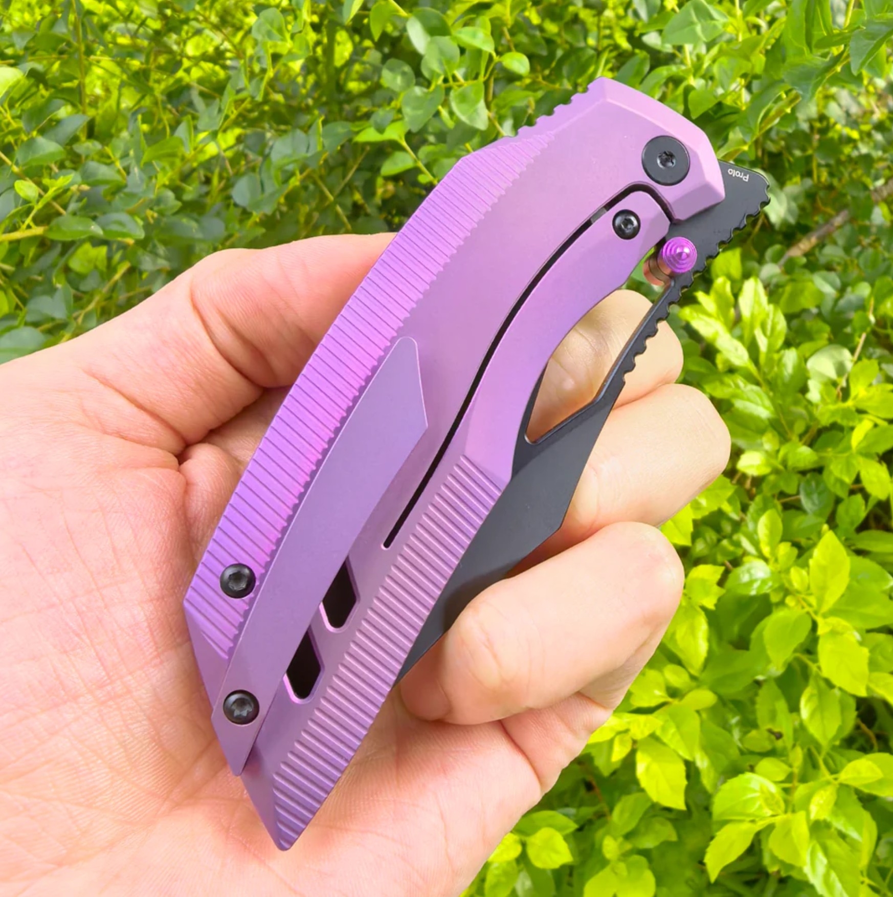 ARTC1887G-BPU Dark Wing, S35VN, Purple Titan
