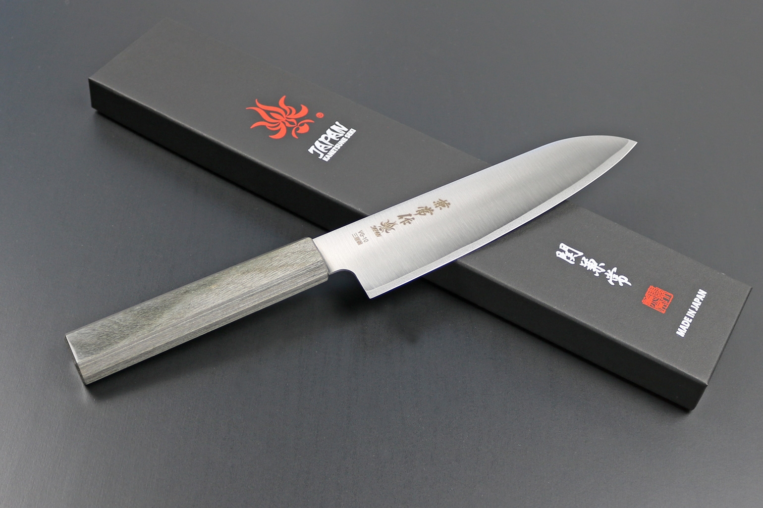 Kanetsune KC-393 Santoku 180 mm, Lam. VG-10