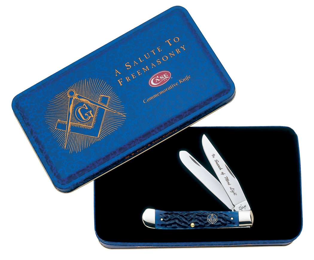 Case SS Freimaurer - Blue Bone Trapper GiftSet