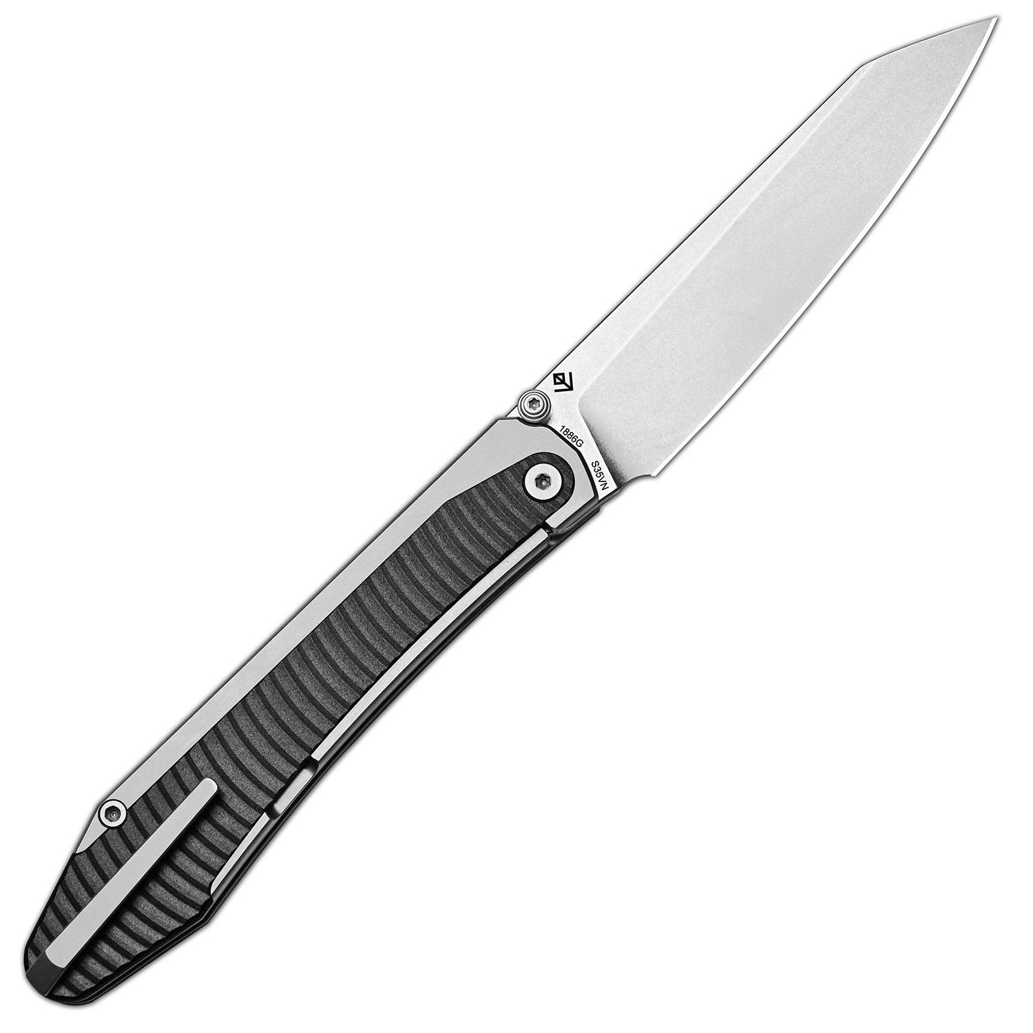 ARTC1886G-GY Trust, S35VN, Gray Titan/ Aluminium