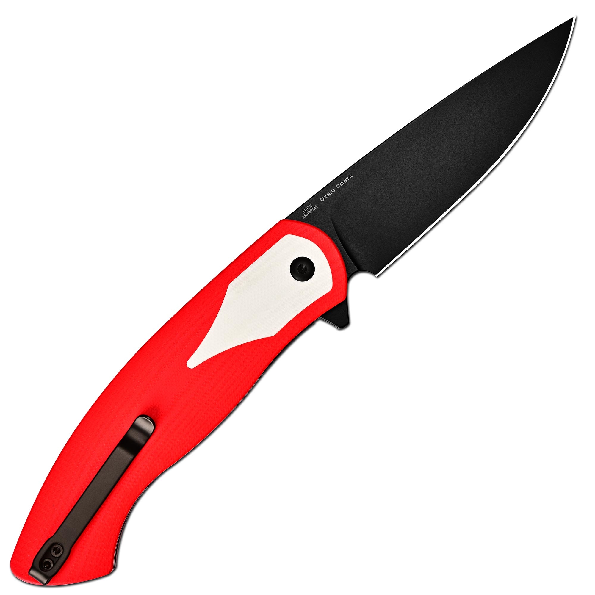 CJRBJ1972-RWH Rodayo, Red/ White G10
