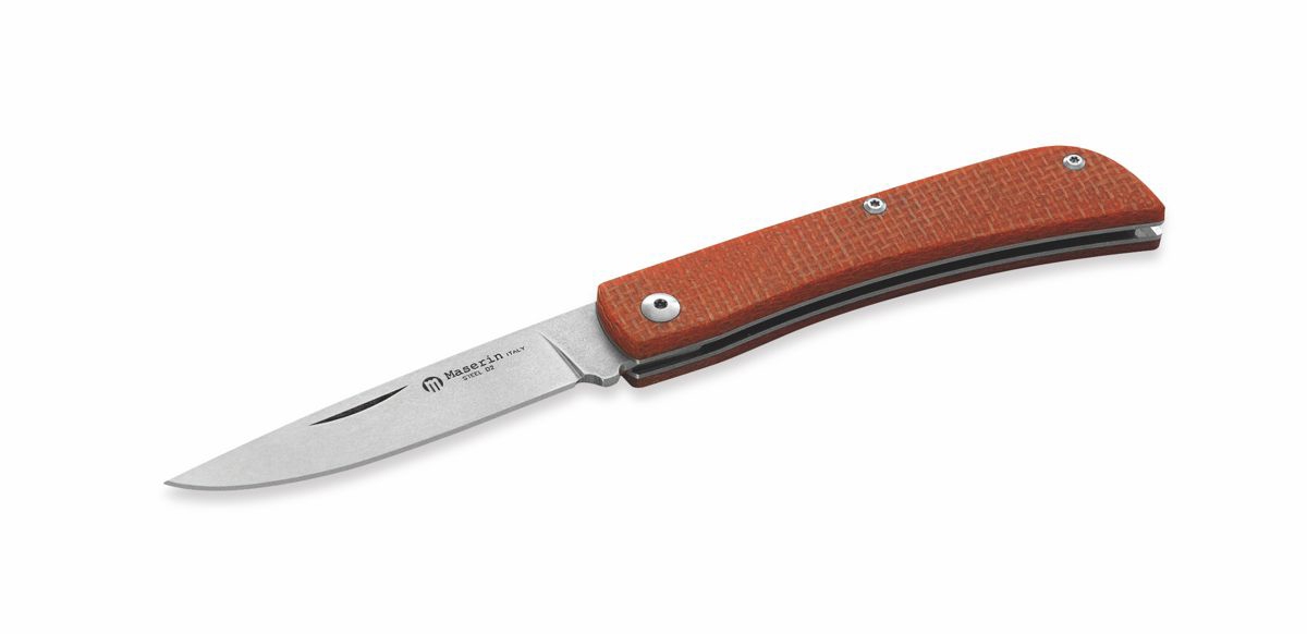 Maserin 163/MA Scout, D2, Orange Micarta