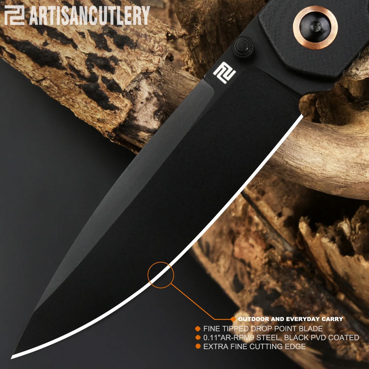 ARTC1849P-BBK Sirius AR-RPM9, Black, Black G10