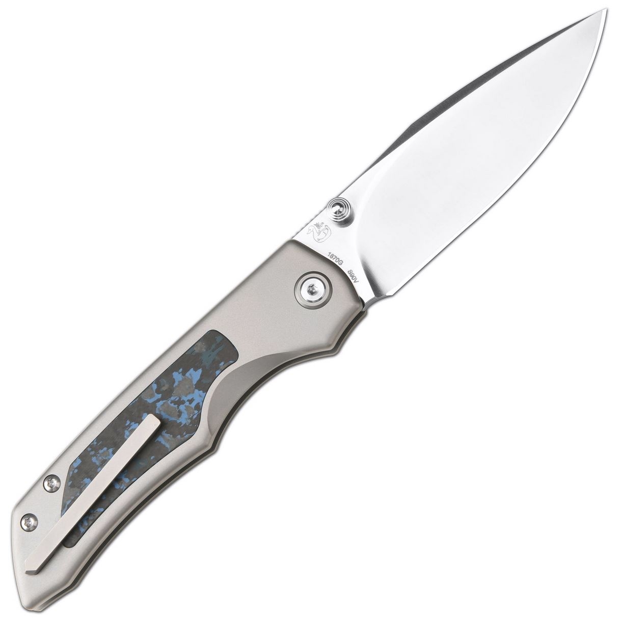ARTC1870G-GY Sorcerer S90V Titan/ Fat Carbon Inlay