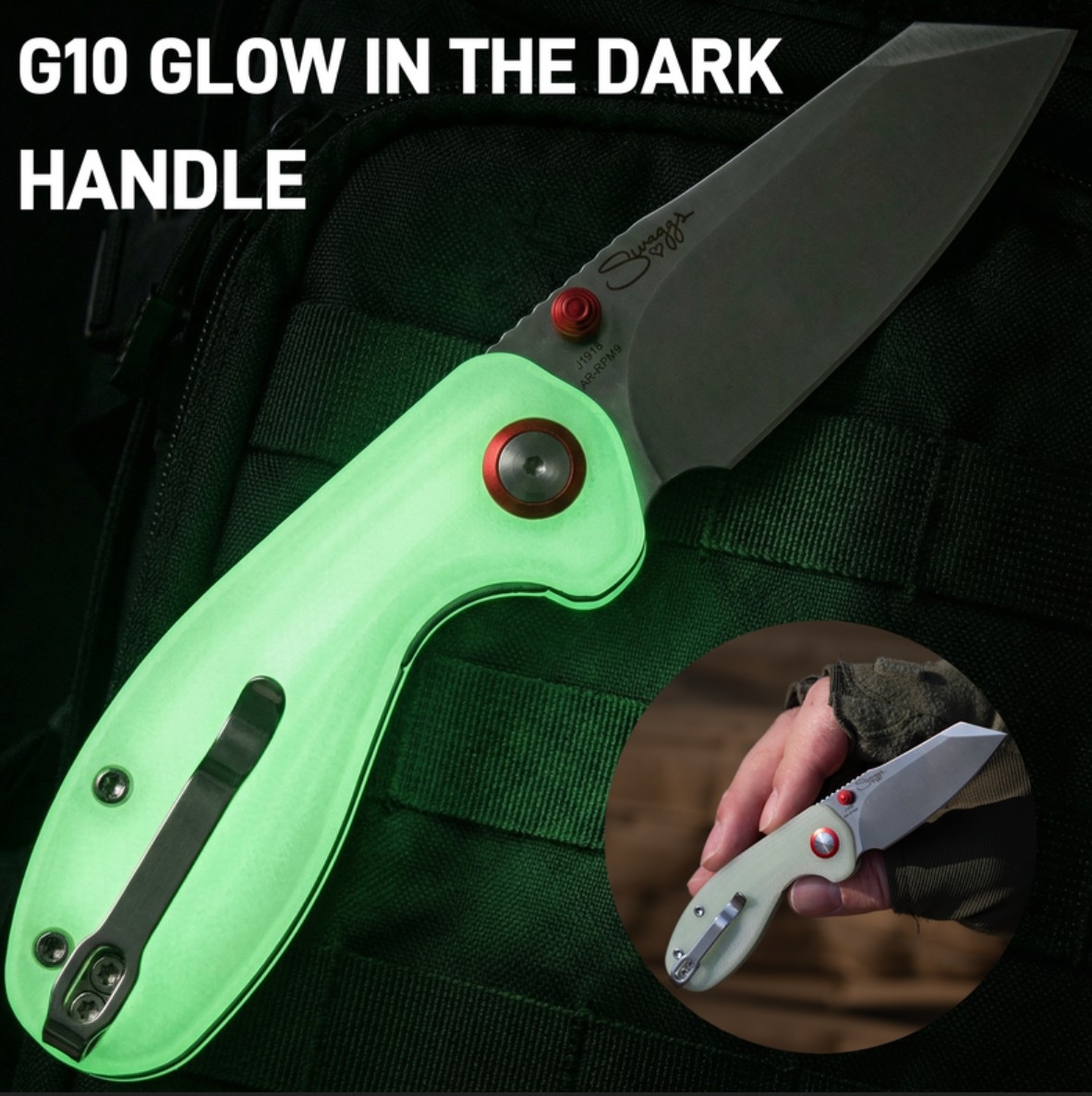 CJRBJ1918-GD Maileah, Glow In the Dark Green G10