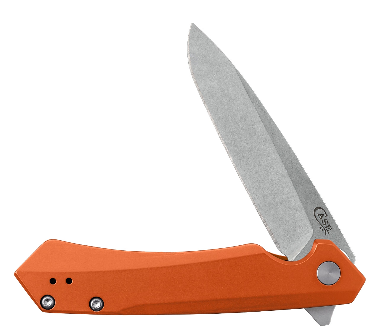 Case Kinzua - Orange Anodized Aluminum, S35VN