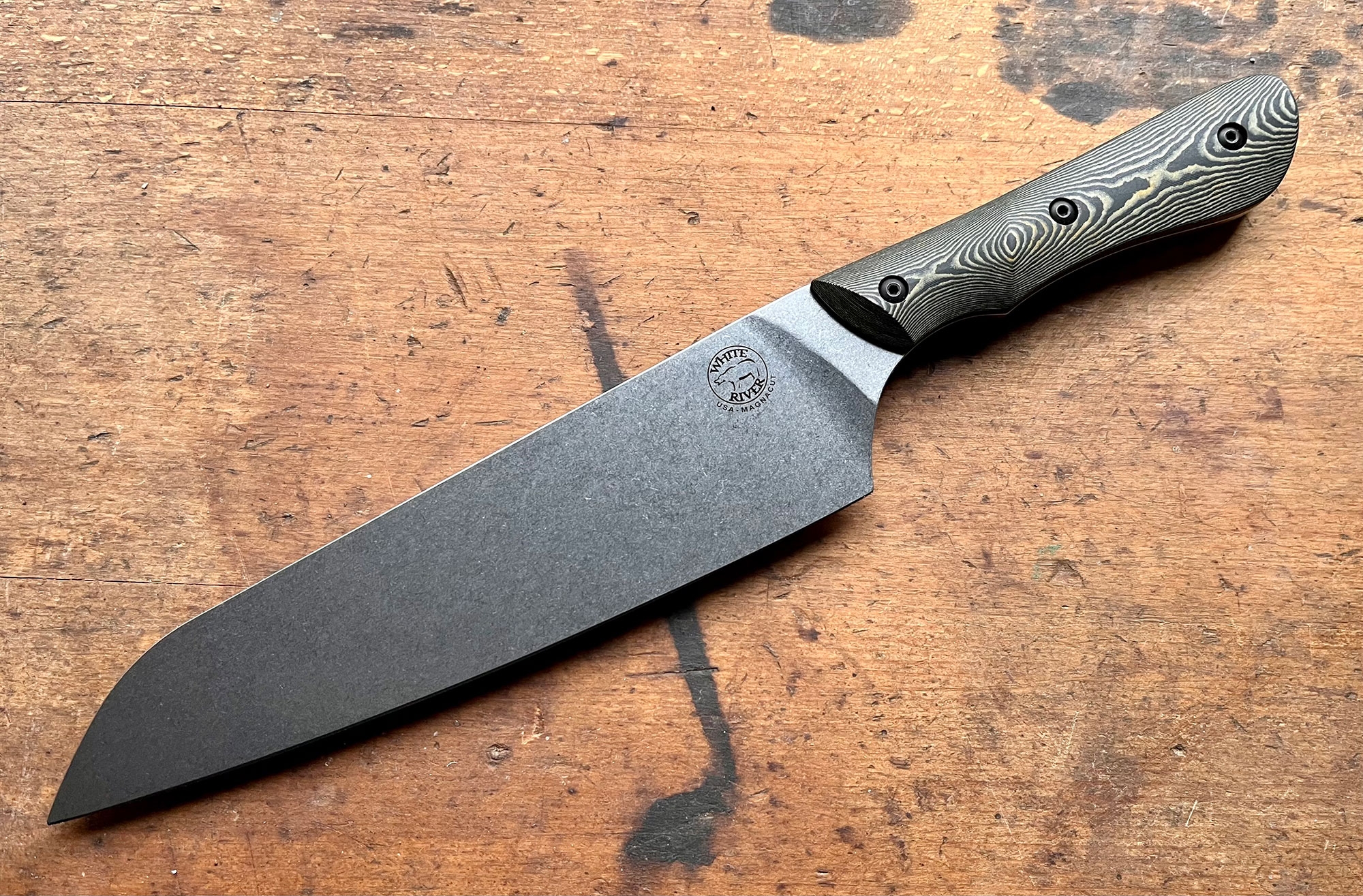 White River S & S Chef, Maple & Black Richlite