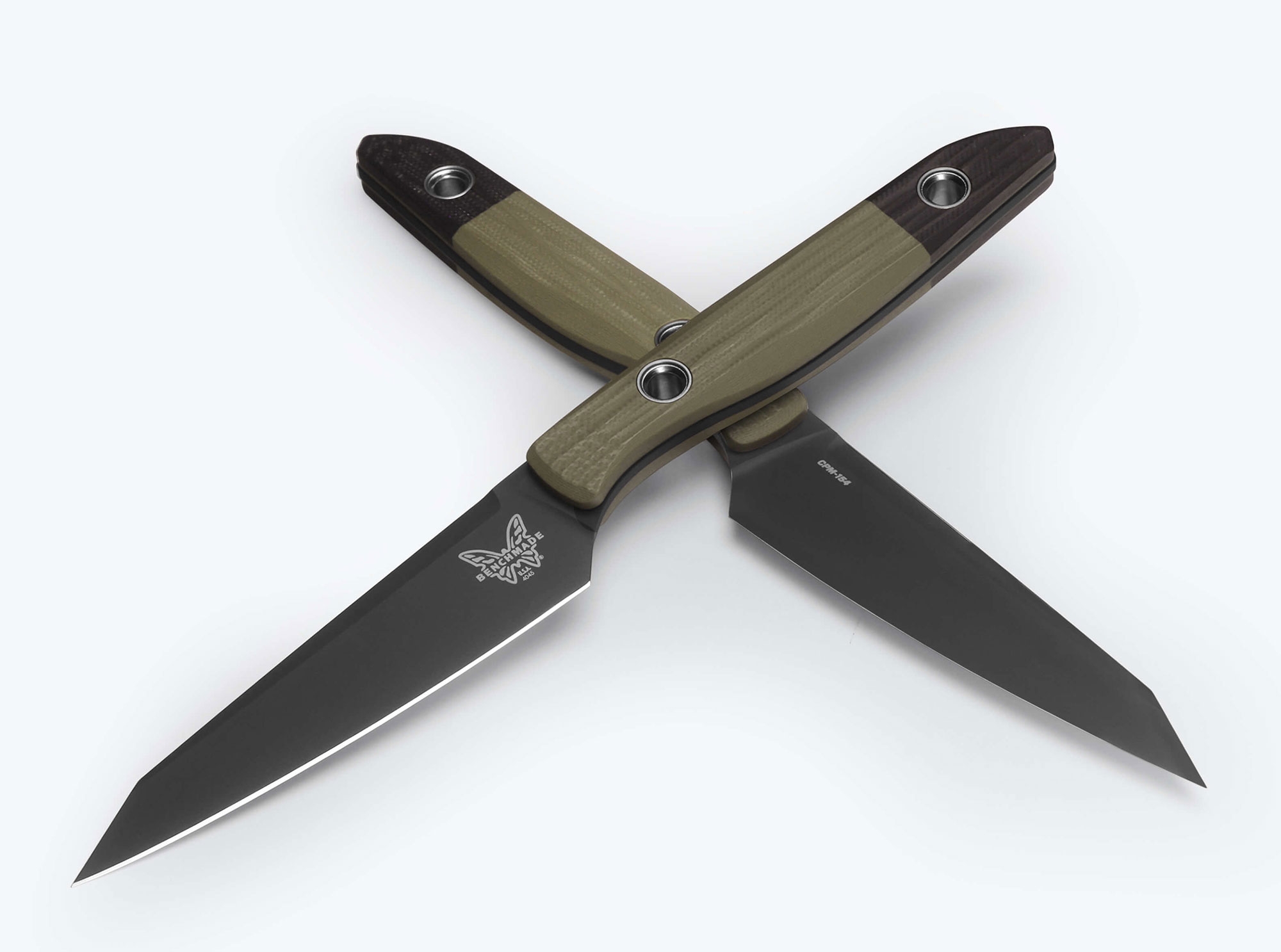 Benchmade 4045BK-01 Paring Knife, OD Green G10