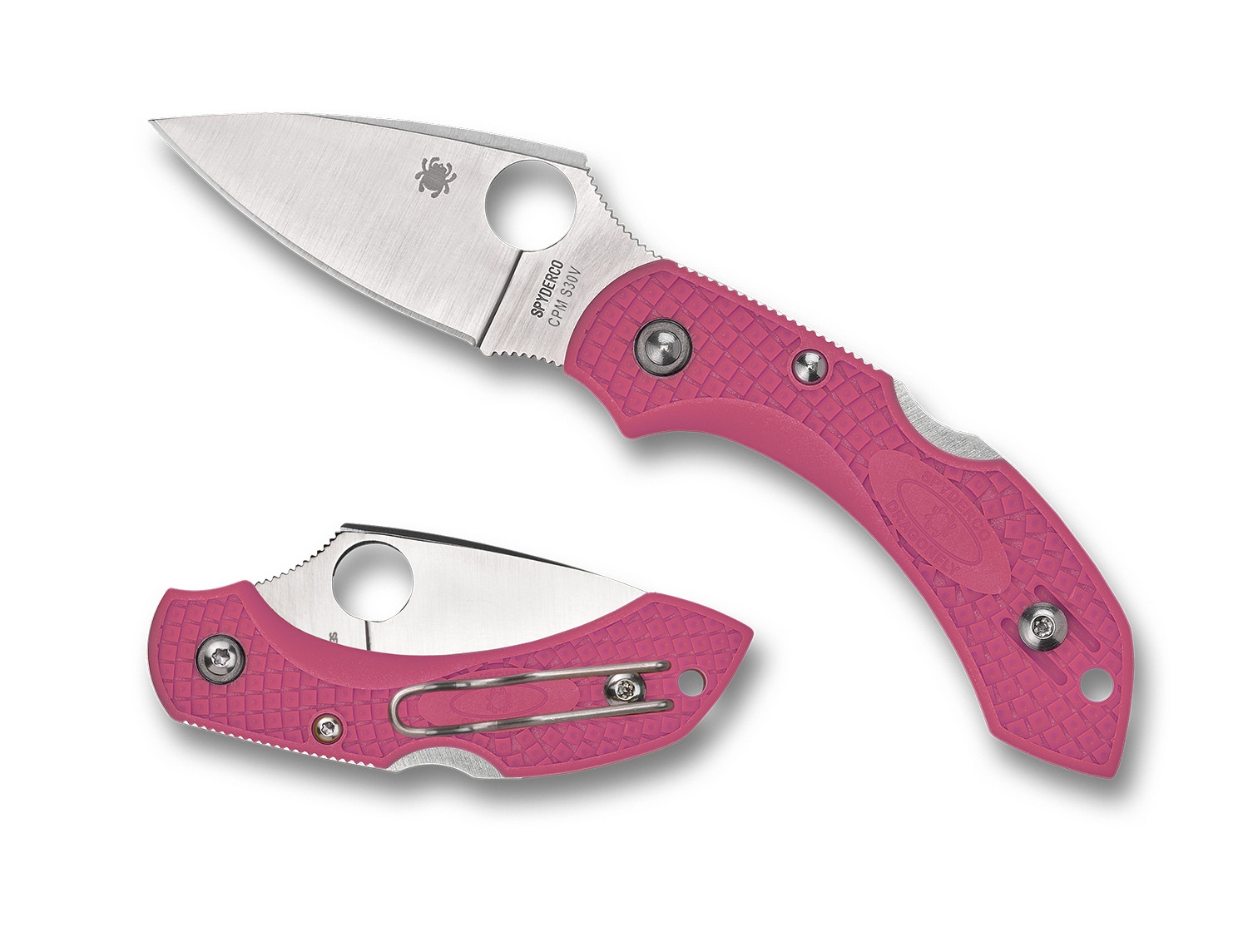 Spyderco C28FPPNS30V2 Dragonfly 2, S30V, Pink