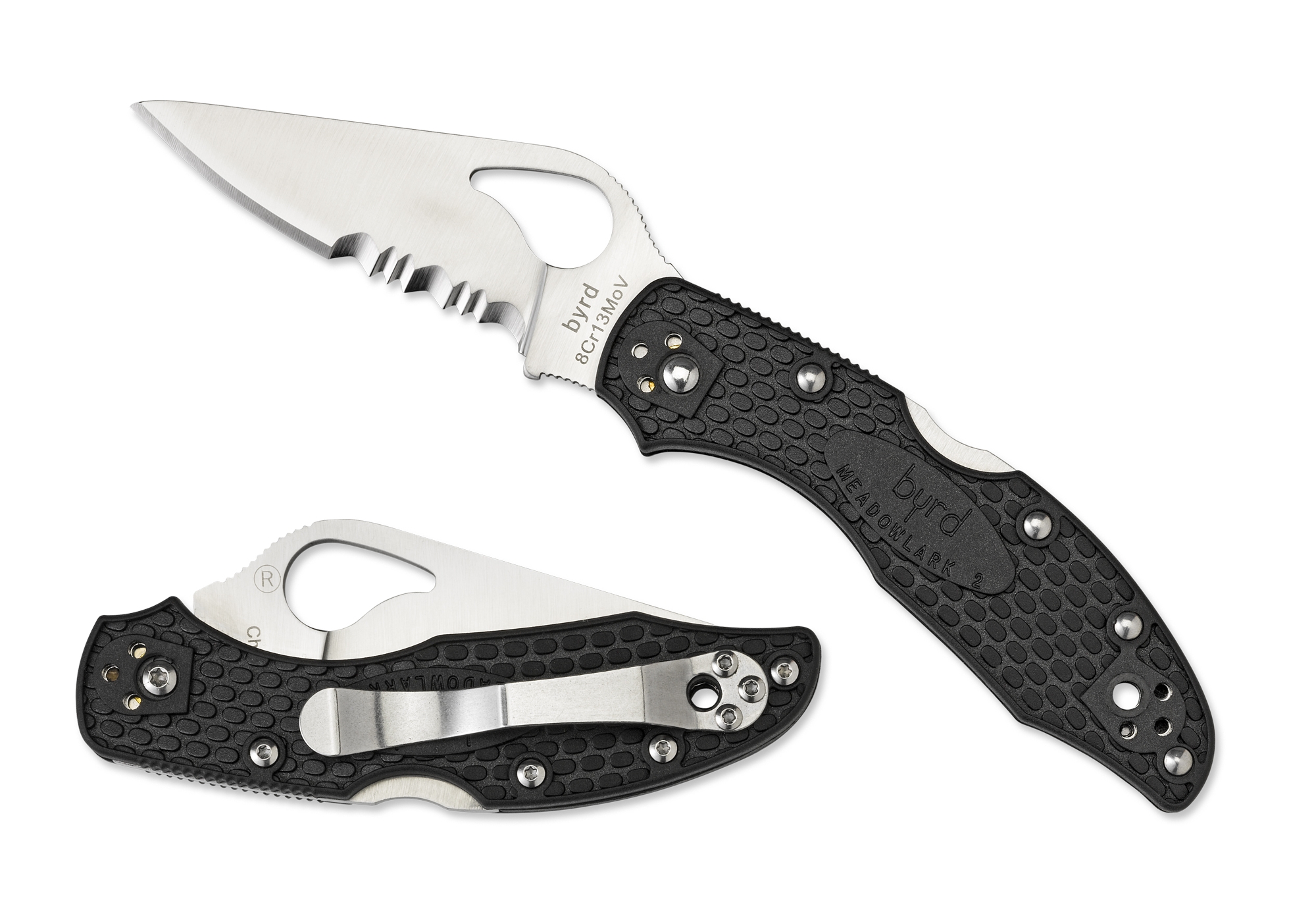 Spyderco BY04PSBK2 Meadowlark 2, FRN