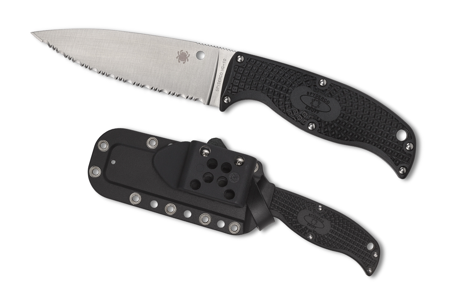 Spyderco FB31SBK2, Enuff 2, Leaf Shape, SpyderEdge