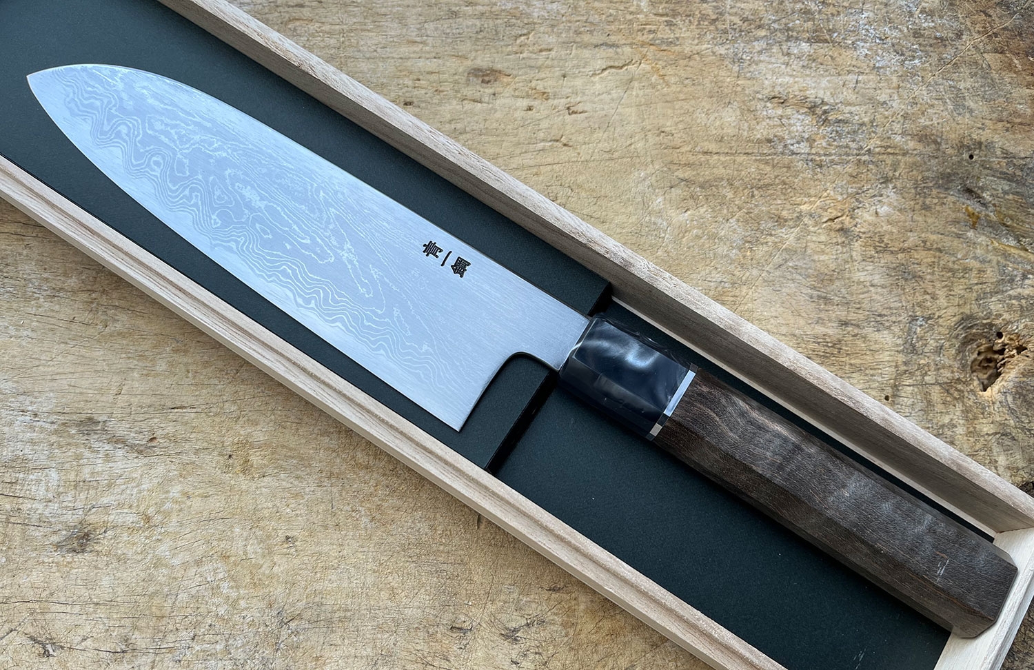 Kanetsune KC-457 Santoku Blue Steel, Lim. Edition