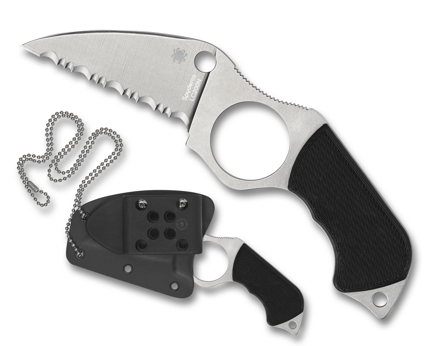 Spyderco FB14S5 Swick 5, Black G-10, Large