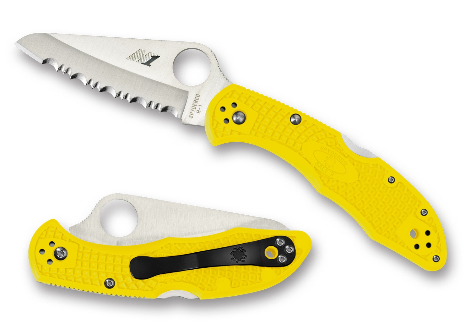 Spyderco C88SYL2 Salt 2, FRN Yellow