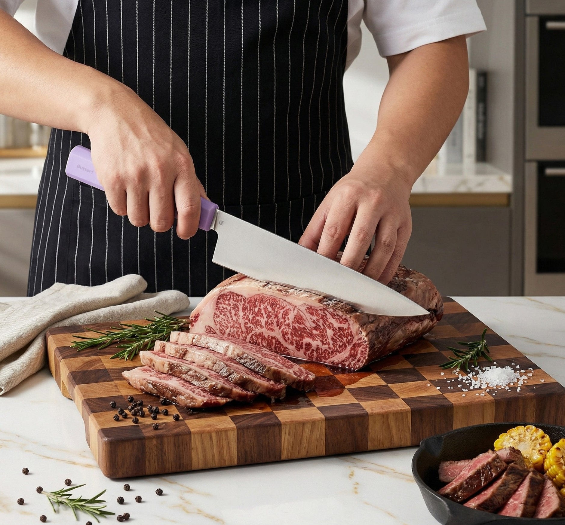 Butterfork BF01-CK-PP Chef's Violett + Scheide