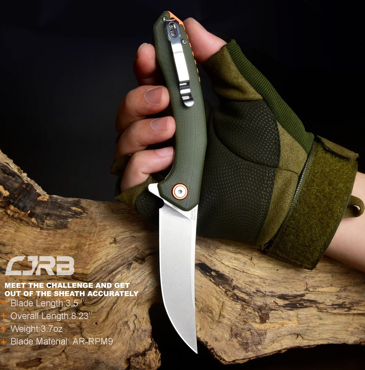 CJRBJ1906-GNC Gobi AR-RPM9, Green G-10