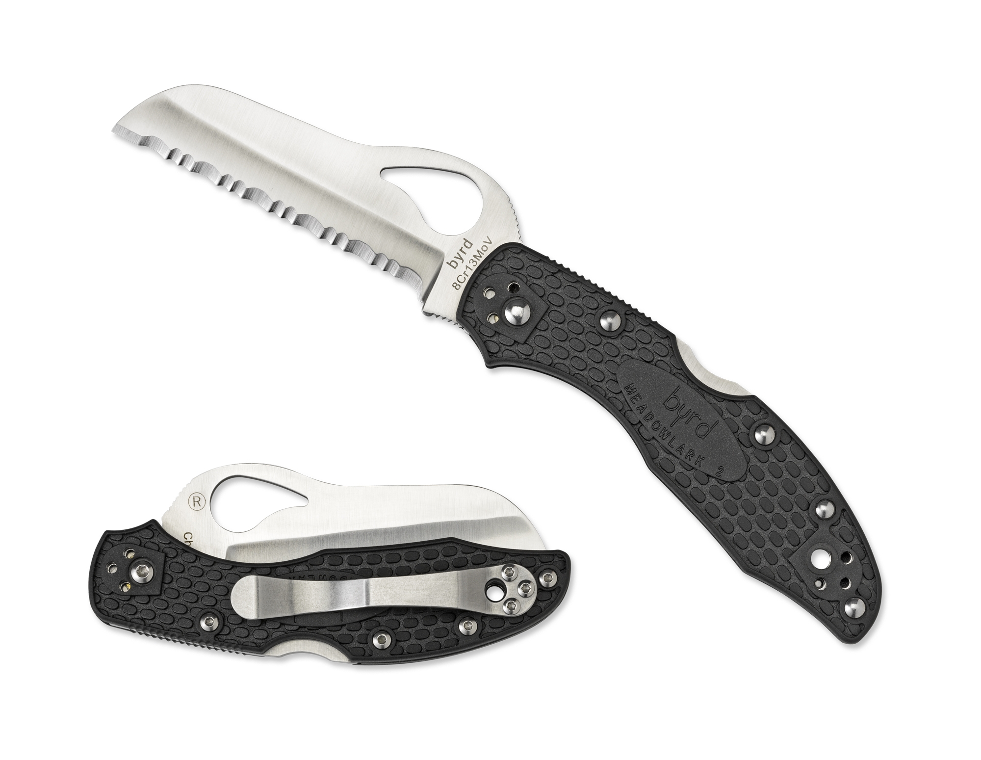 Spyderco BY17SBK2 Cara Cara 2 Rescue, FRN