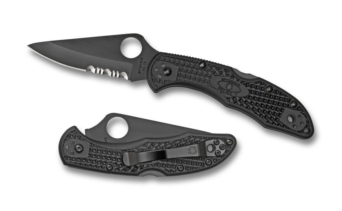 Spyderco C11PSBBK Delica 4, FRN Black