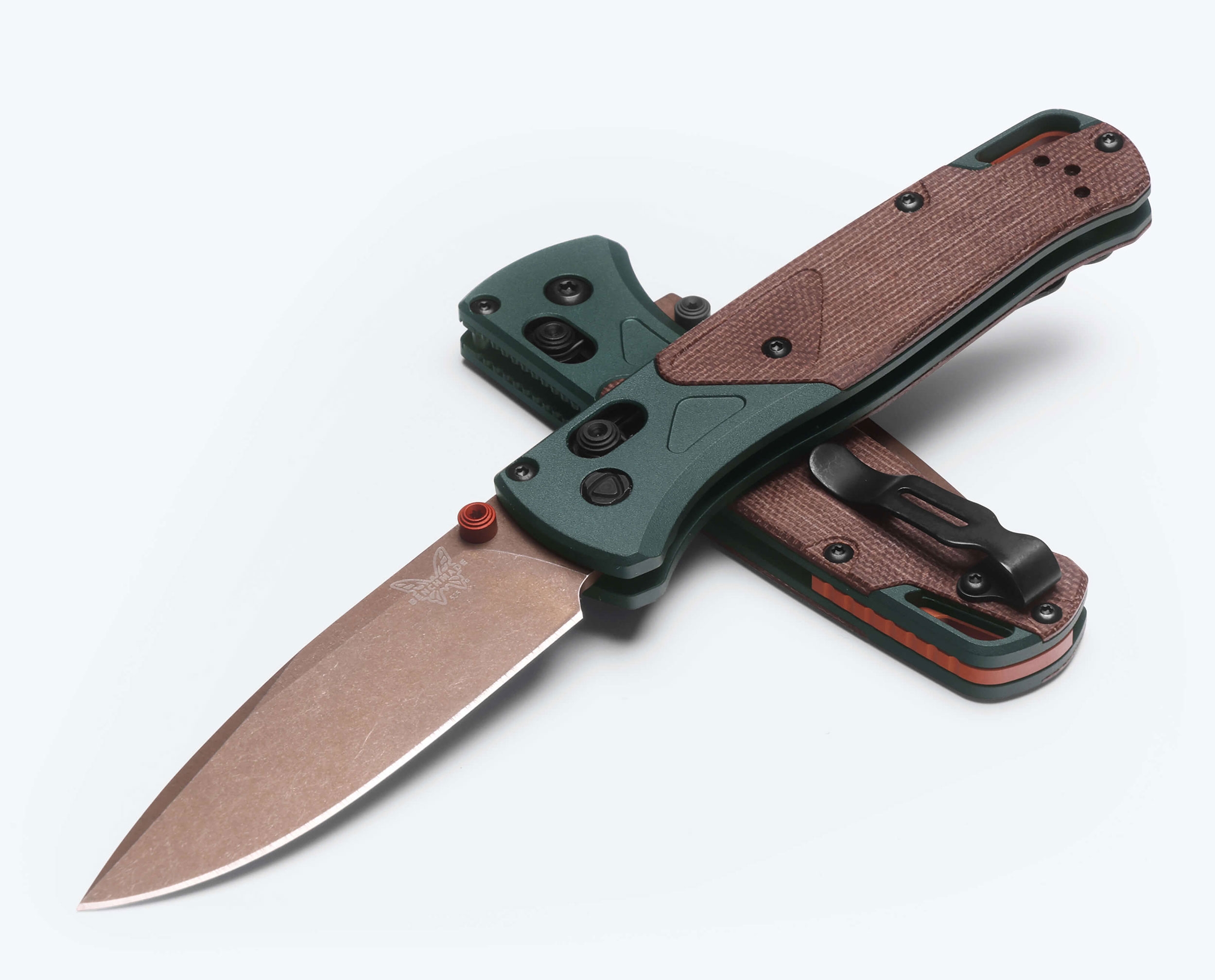 Benchmade 535FE-2602 Bugout, S90V, Taiga Green