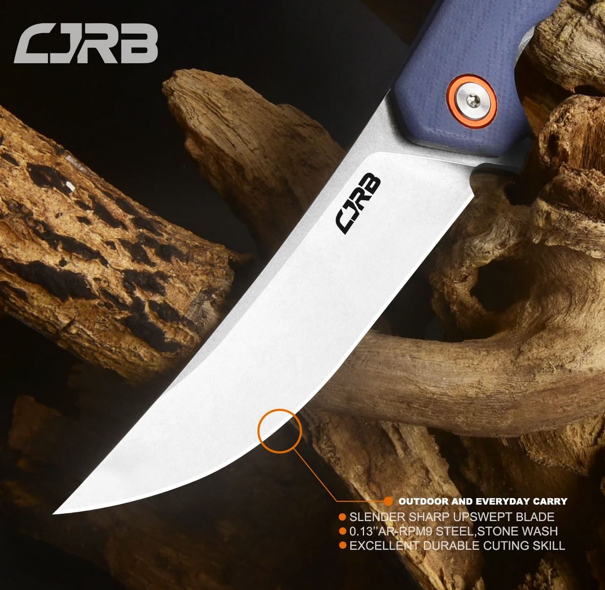CJRBJ1906-GYC Gobi AR-RPM9, Grey G-10