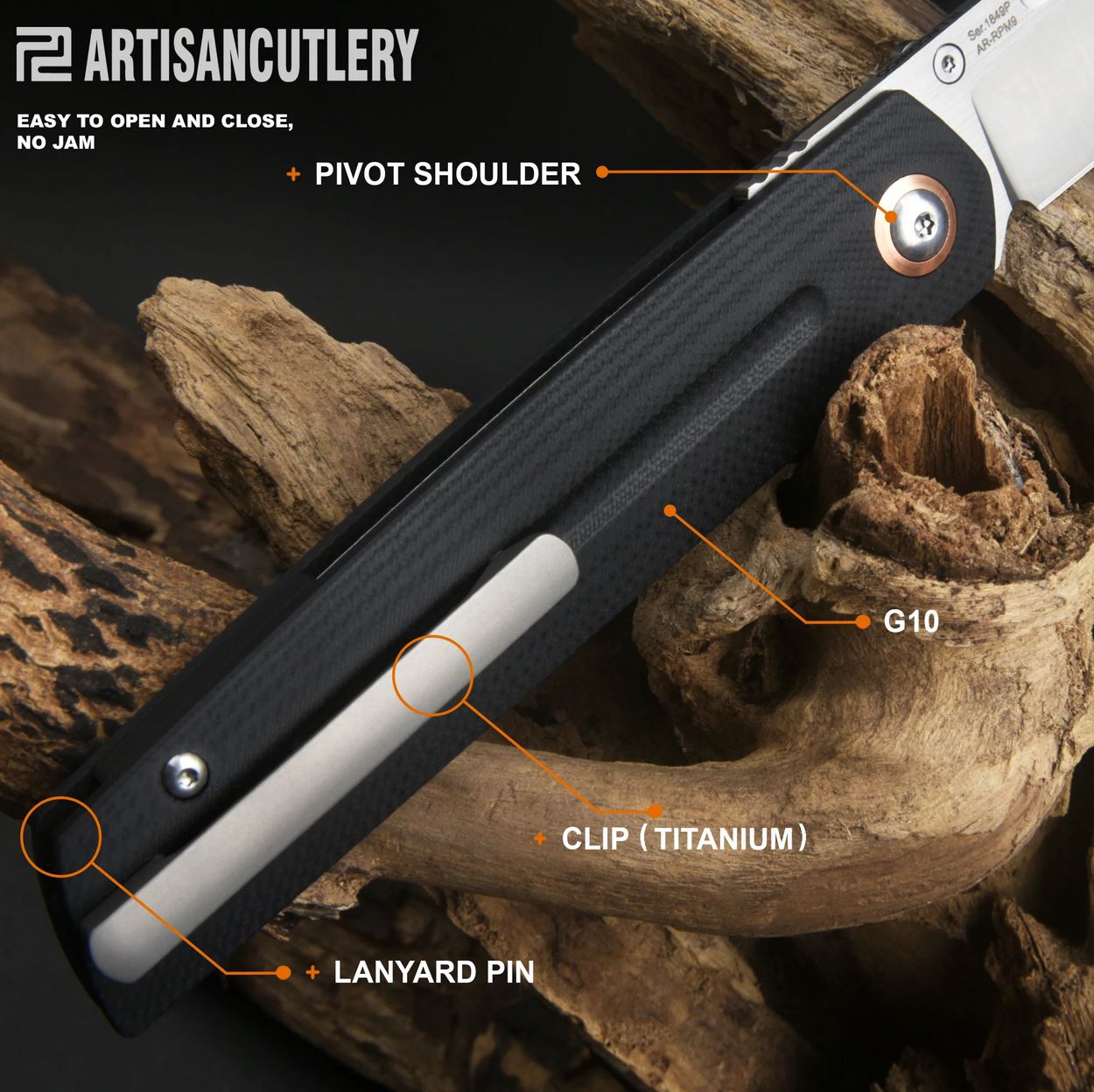 ARTC1849P-BK Sirius AR-RPM9, Black G10