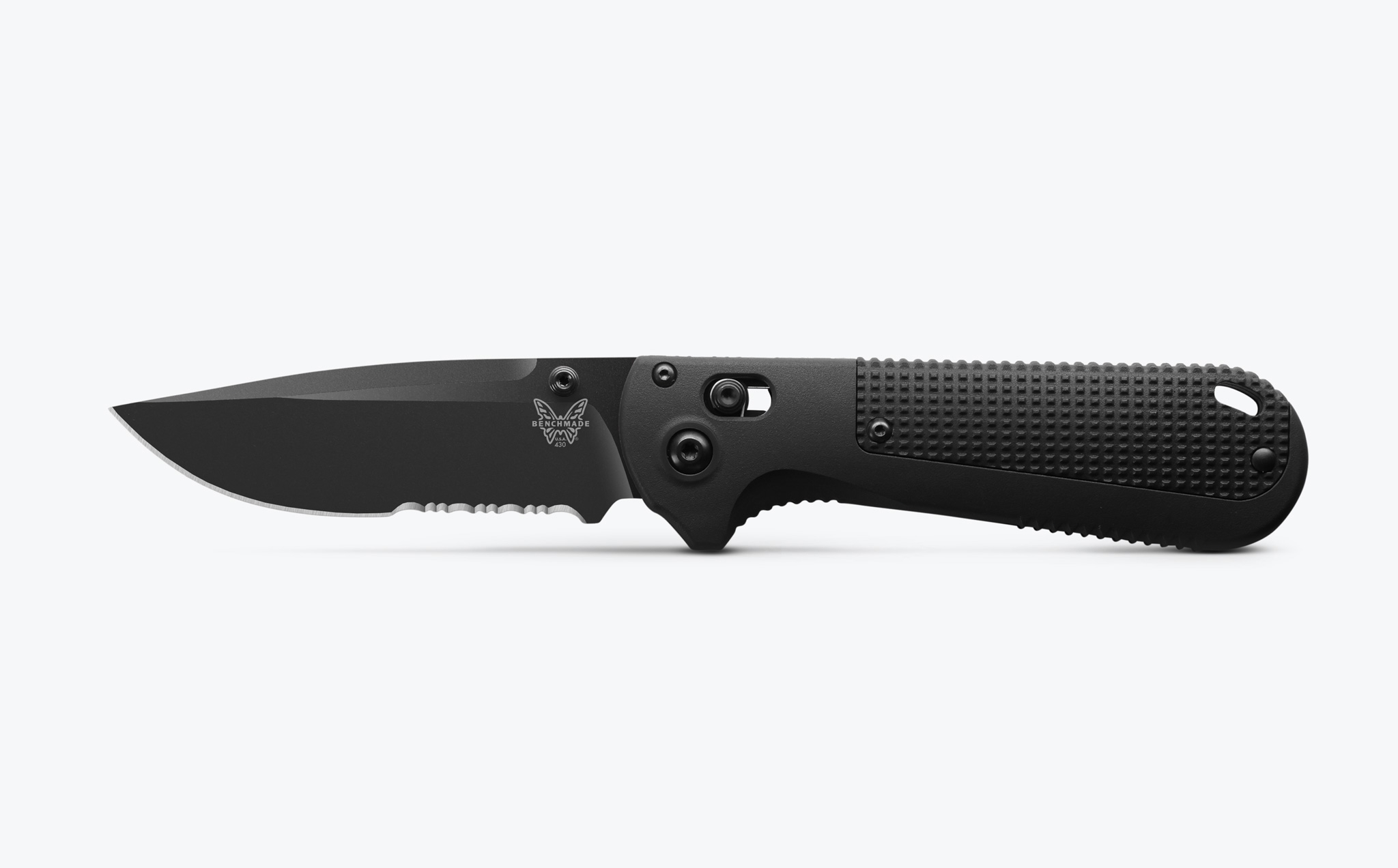 Benchmade 430SBK-02 REDOUBT, Axis, Black Grivory