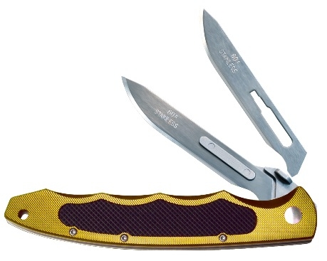 Havalon Piranta-Torch Lime Green, inkl. 12 Klingen