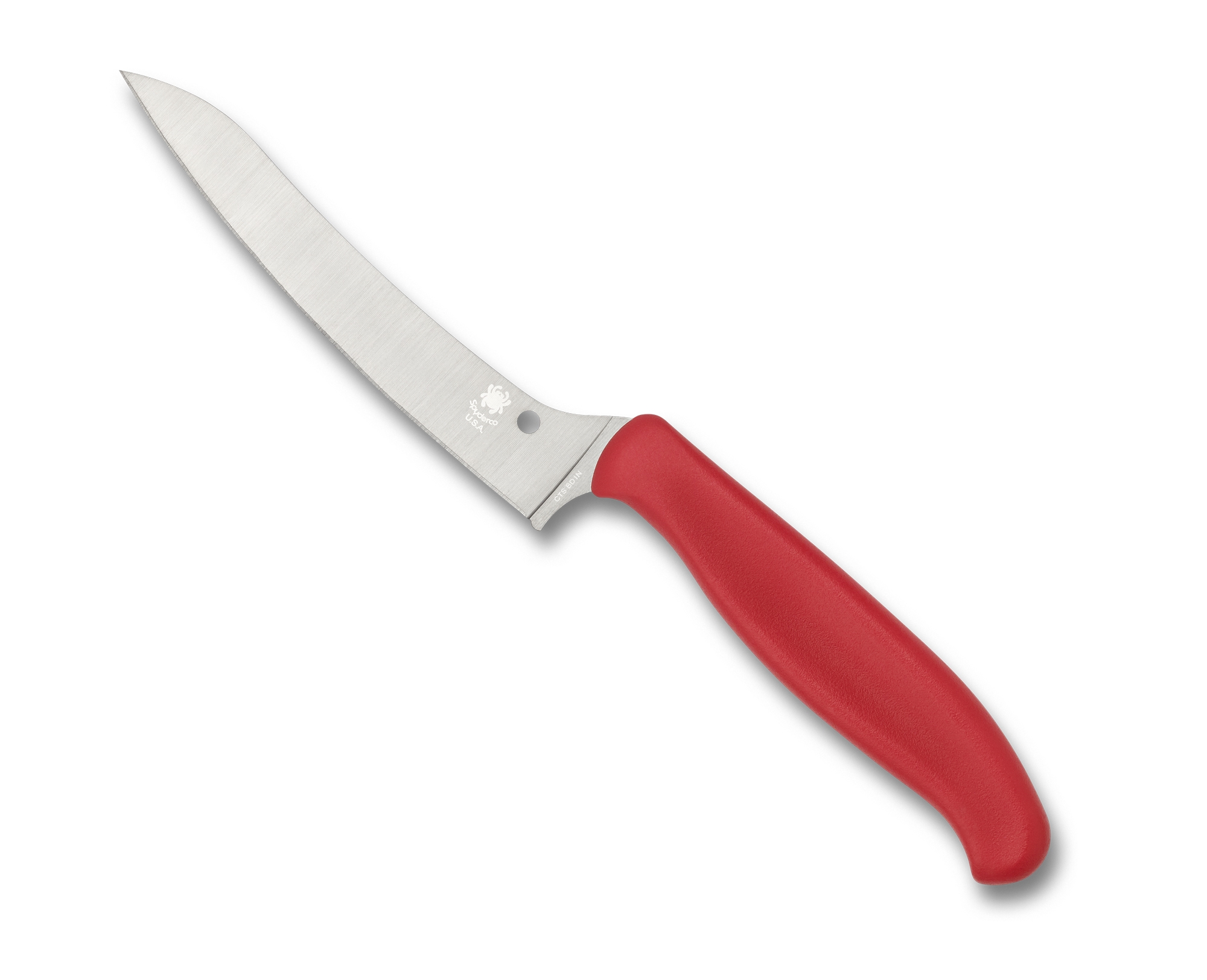 Spyderco K14PRD Z-Cut Küchenmesser Red m. Spitze