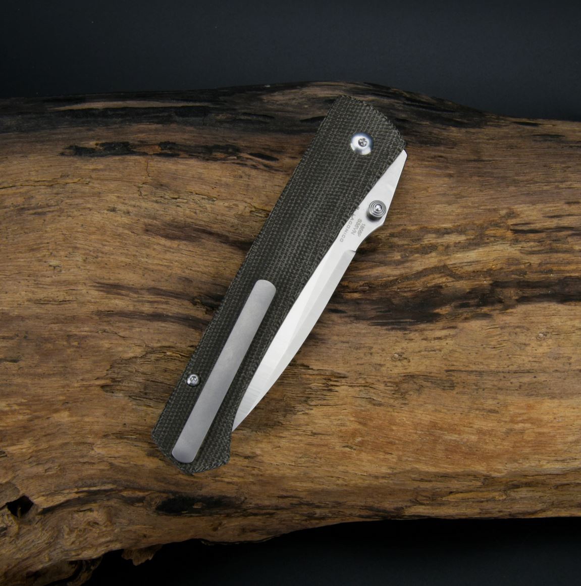 ARTC1856P-ODG Andromeda S35VN, OD Green Micarta