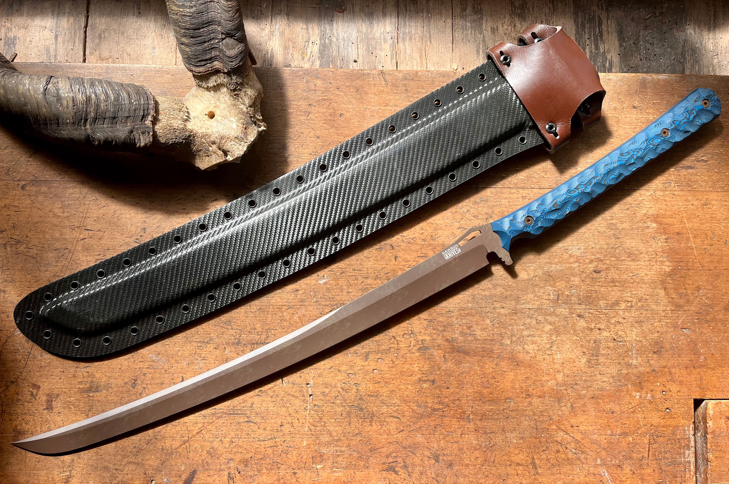 Dawson Many Waters Sword 19, Scorched, Blue/Black