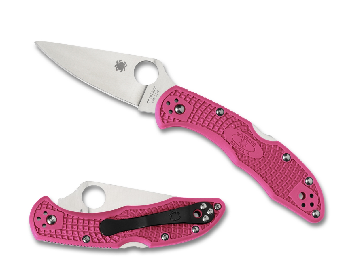 Spyderco C11FPPNS30V, Delica, S30V, Pink Heels