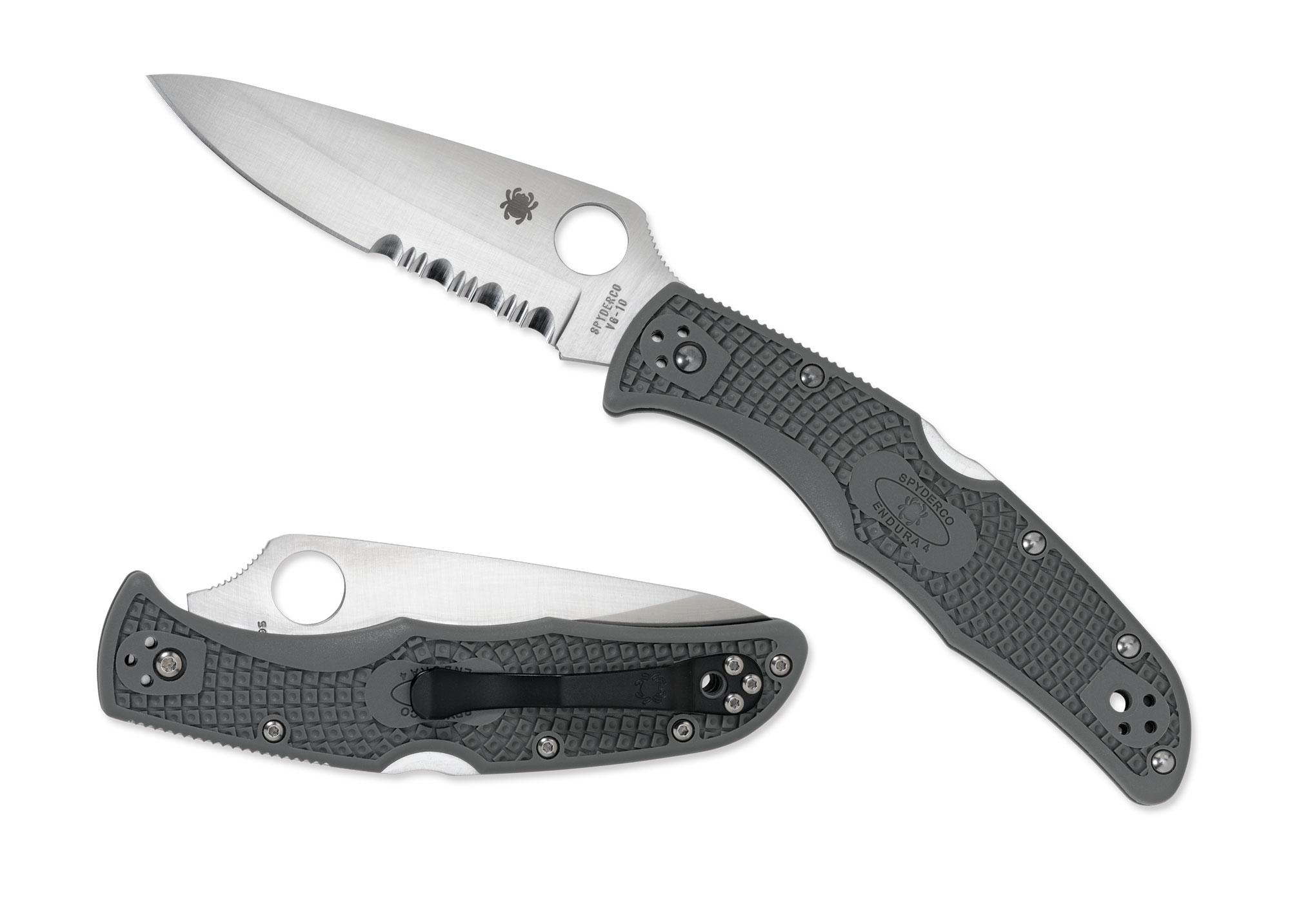 Spyderco C10PSFG Endura 4, FRN Foliage Green