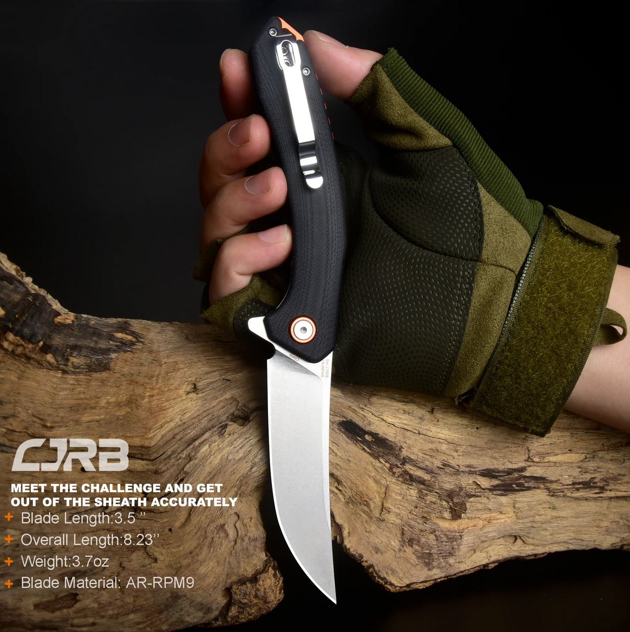 CJRBJ1906-BKC Gobi AR-RPM9, Black G-10