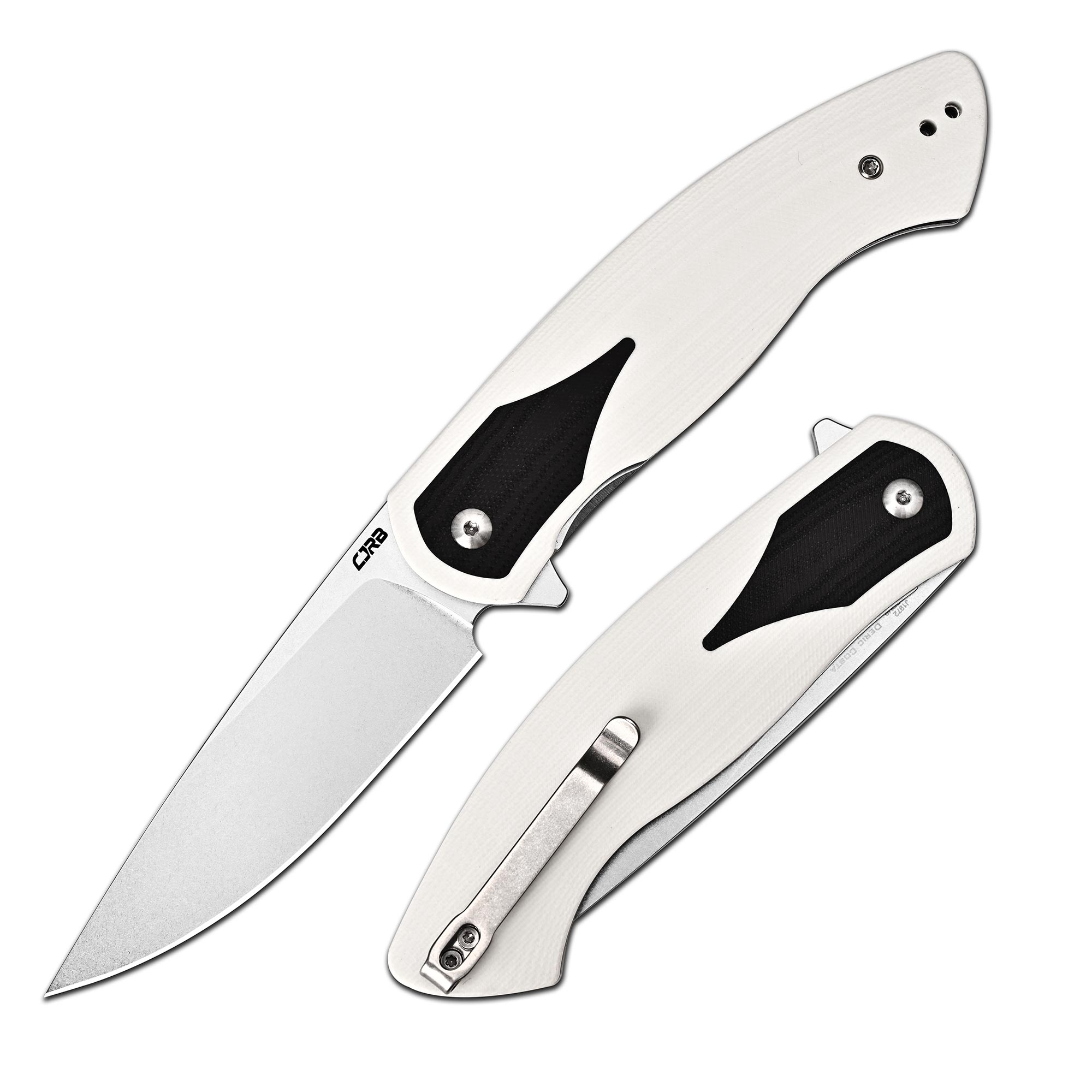 CJRBJ1972-WBK Rodayo, White/ Black G10