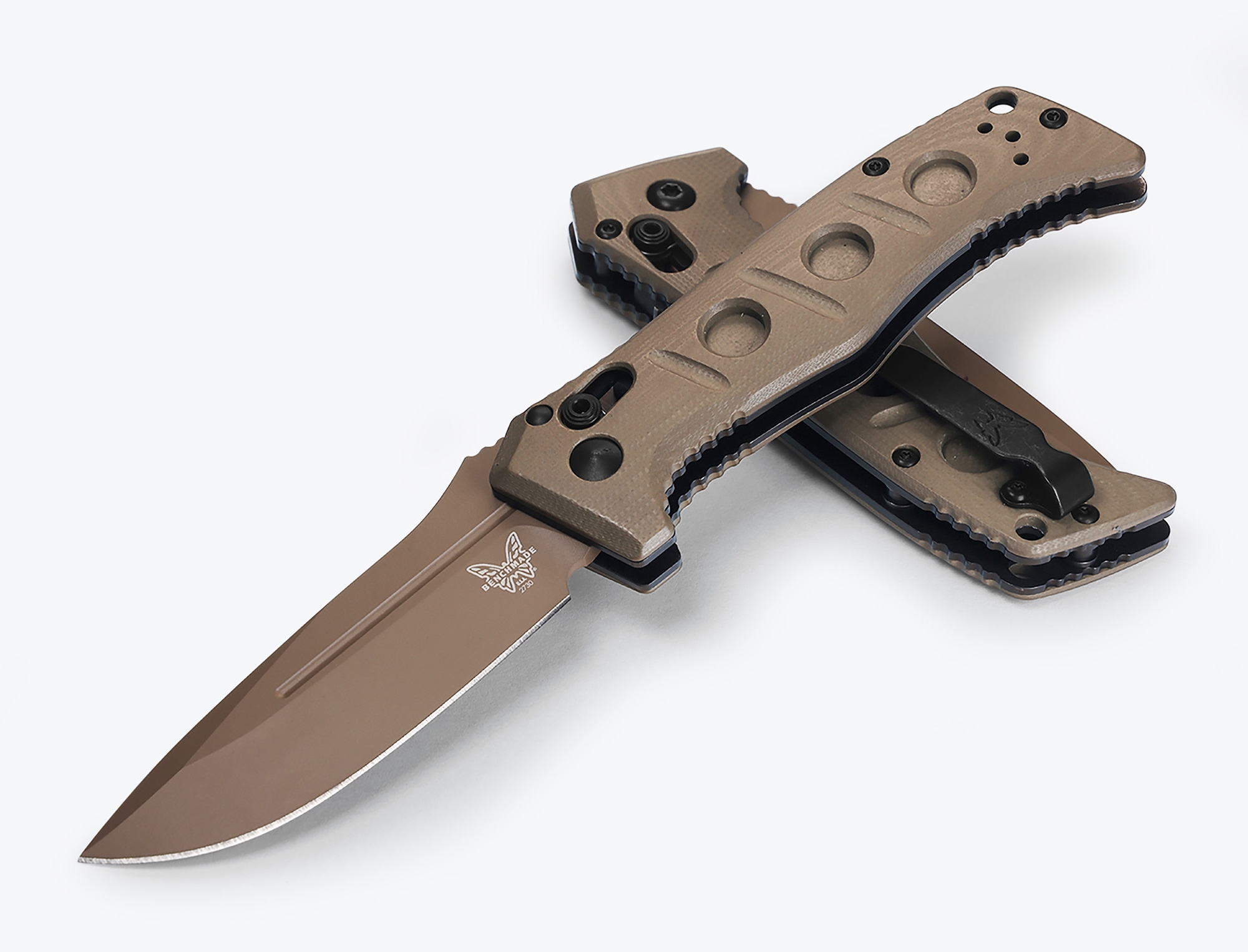 Benchmade 2730FE-2 Mini Auto Adamas, OD Green G10