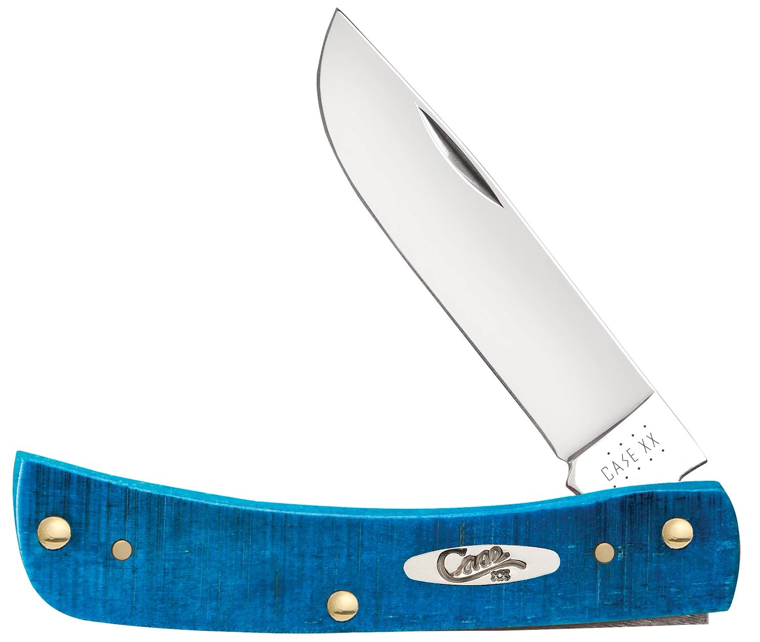 Case SS Caribbean Blue Bone Sawcut Sod Buster® Jr