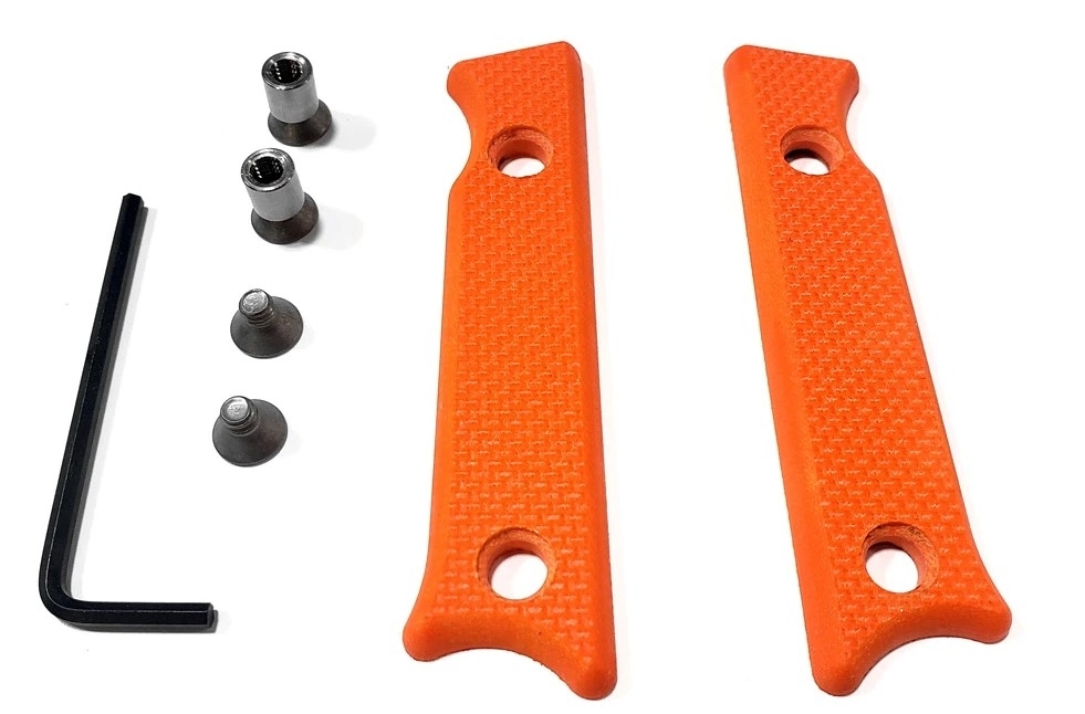 White River Firecraft 3.5 - G10-Griff Set Orange