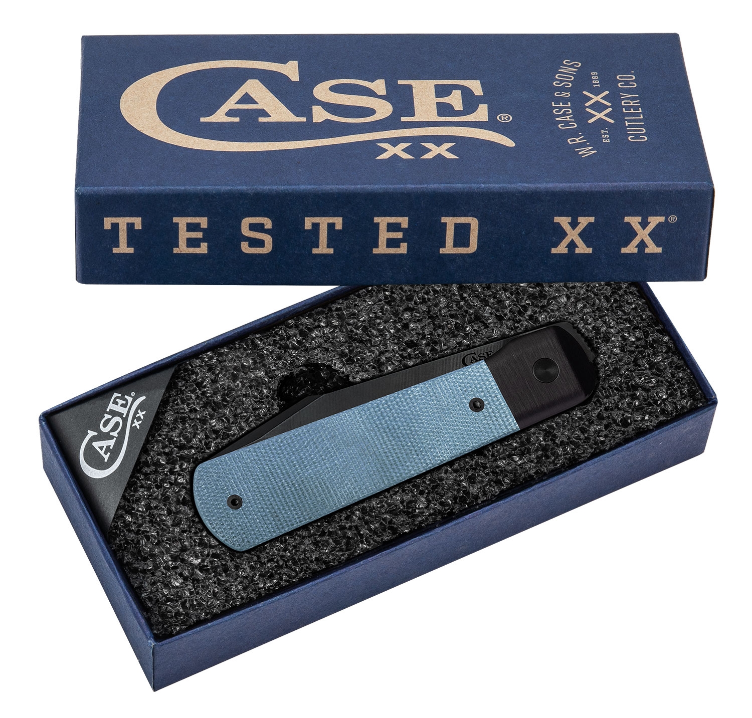 Case Blue Denim Canvas Longhouse CPM20CV, Limited