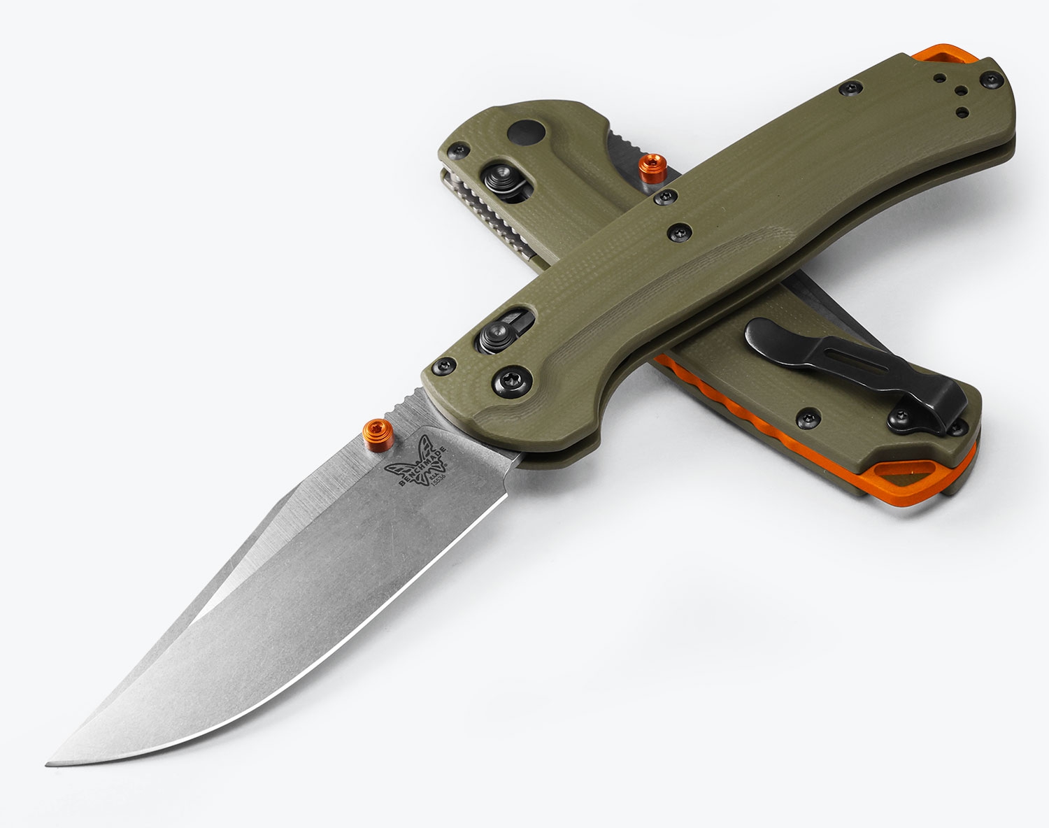 Benchmade 15536 TAGGEDOUT, OD Green G10, CPM-S45VN