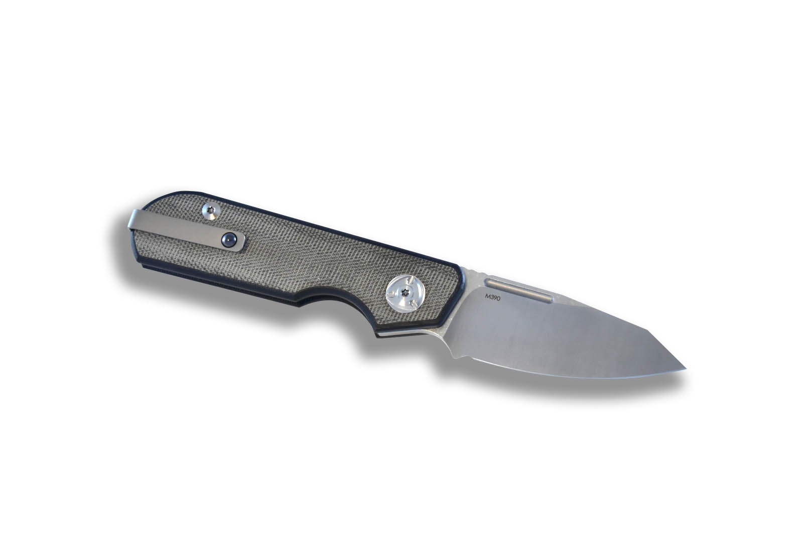 Liong Mah Traveler Spear Point Carbon Fiber Inlay