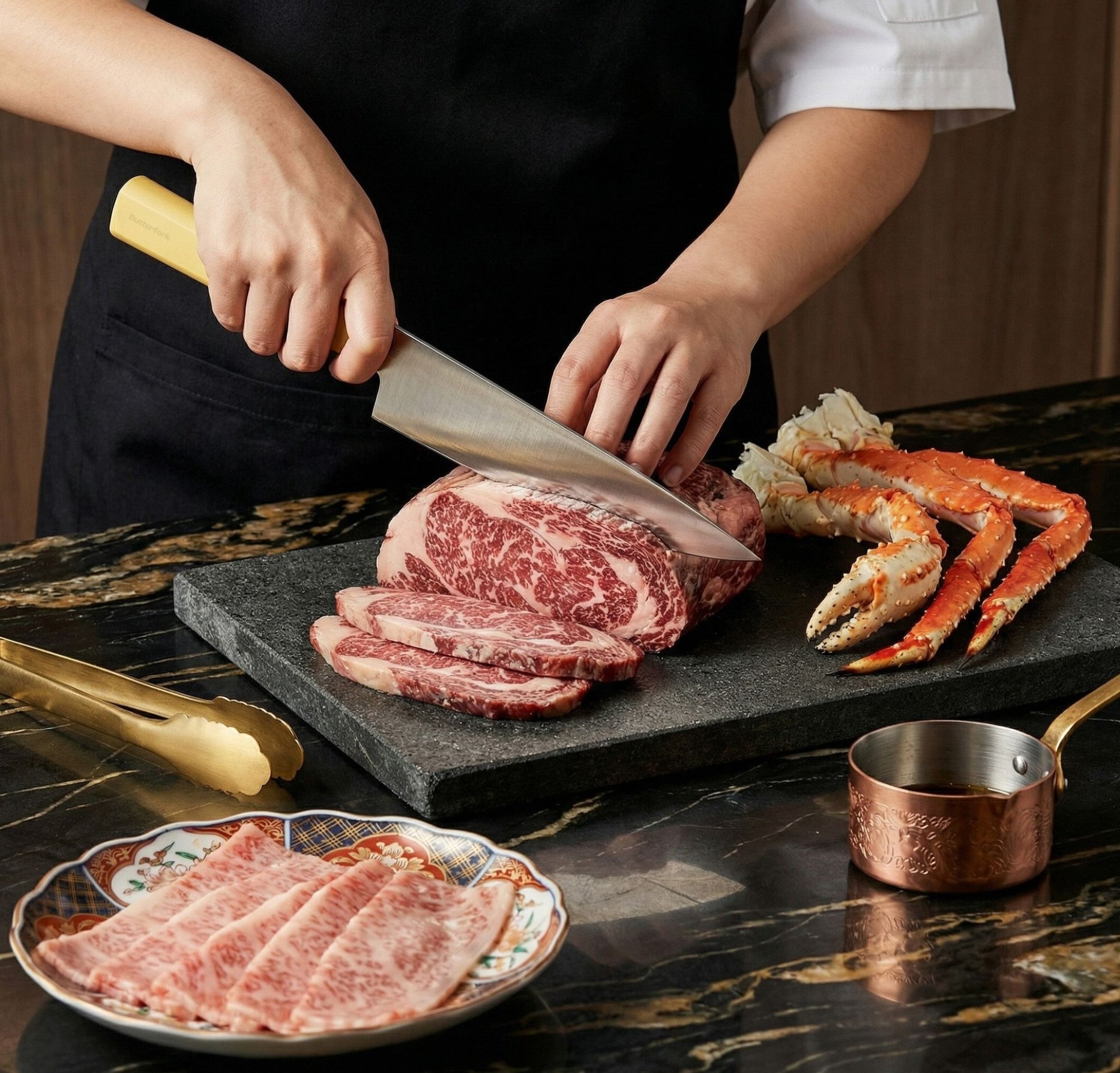 Butterfork BF01-CK-YL Chef's Gelb + Scheide