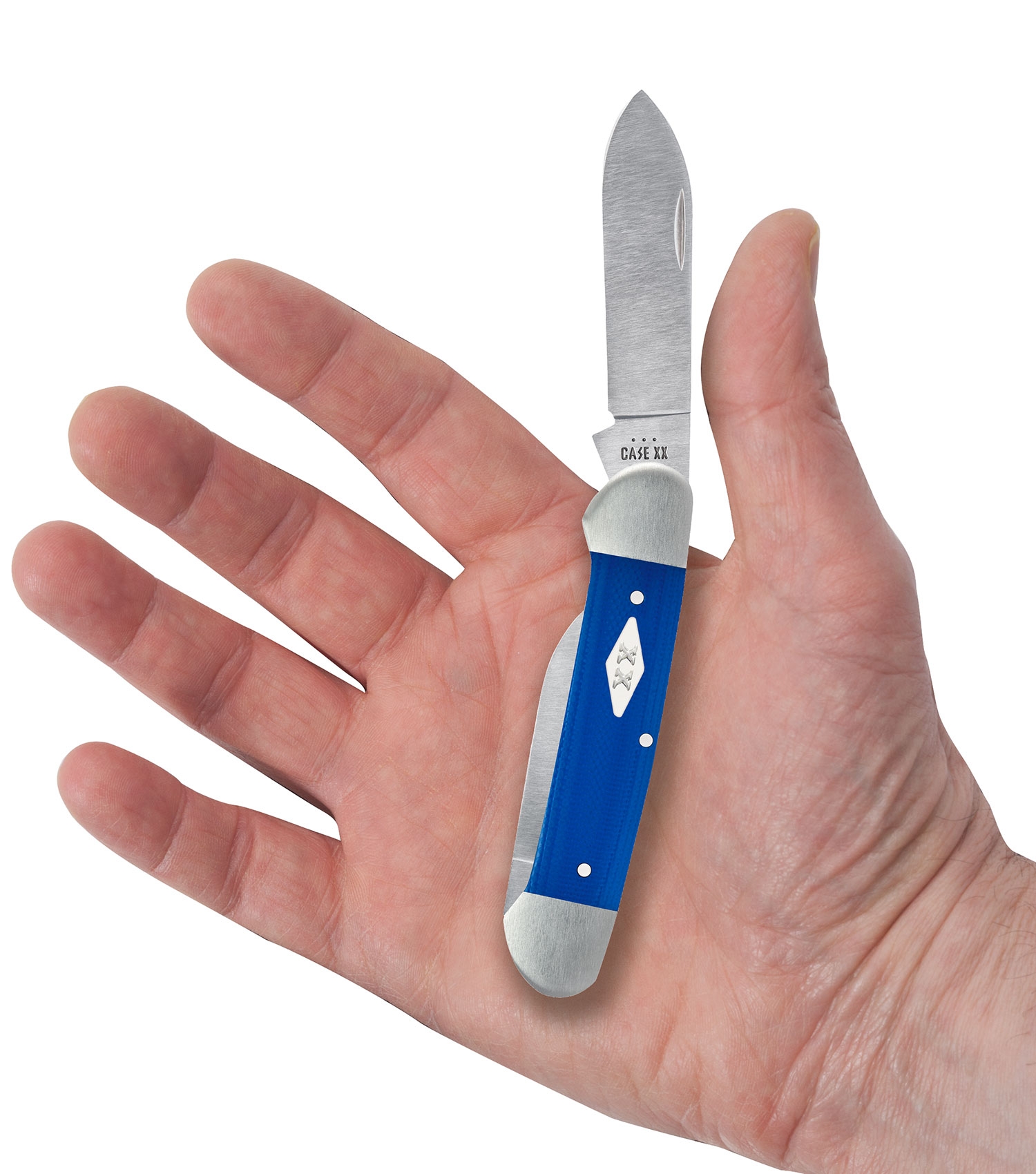 Case SS Blue G-10 Canoe