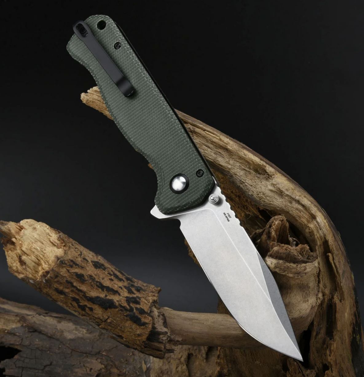 CJRBJ1927-MGN Chord AR-RPM9, Green Micarta