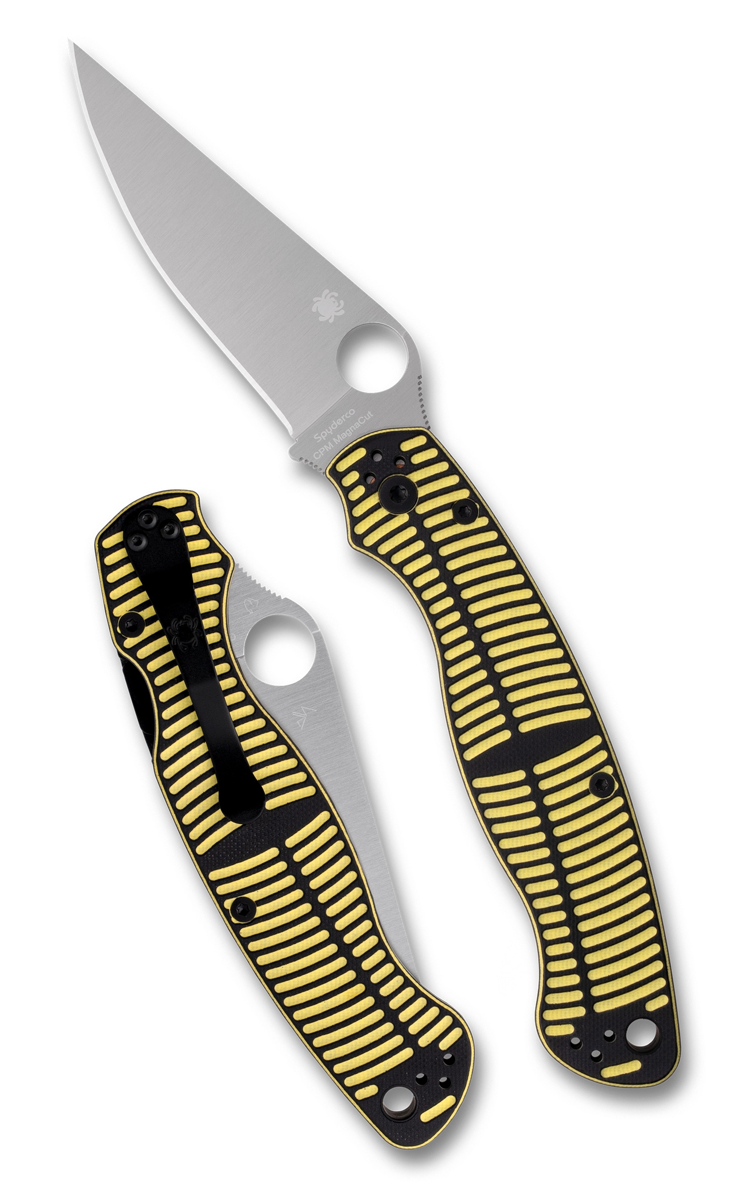 Spyderco C36GBKYLMCP2 Military 2 Yellow, Magnacut