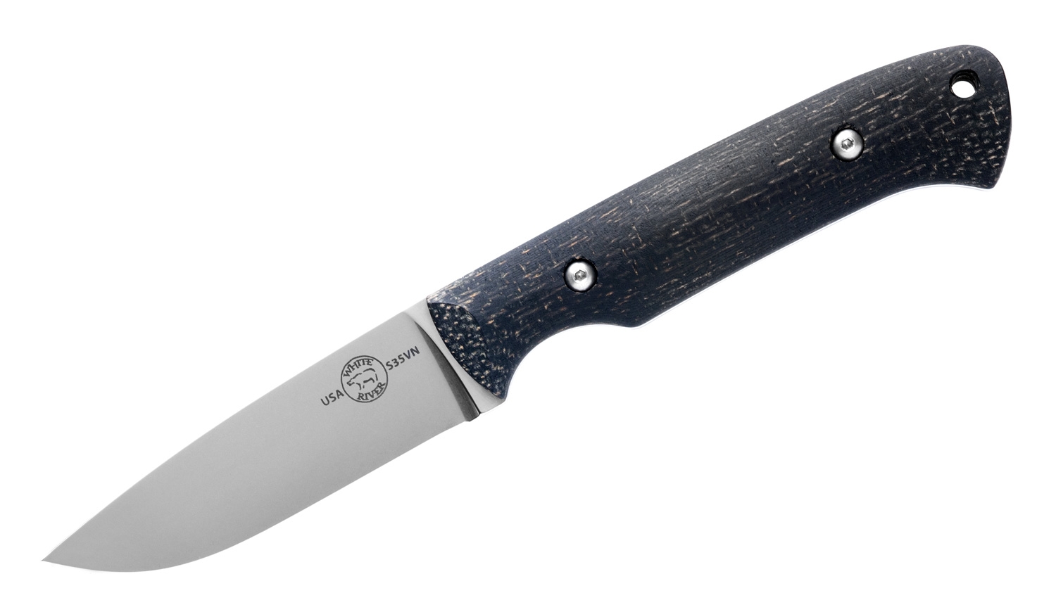 White River Hunter, Black Burlap Micarta