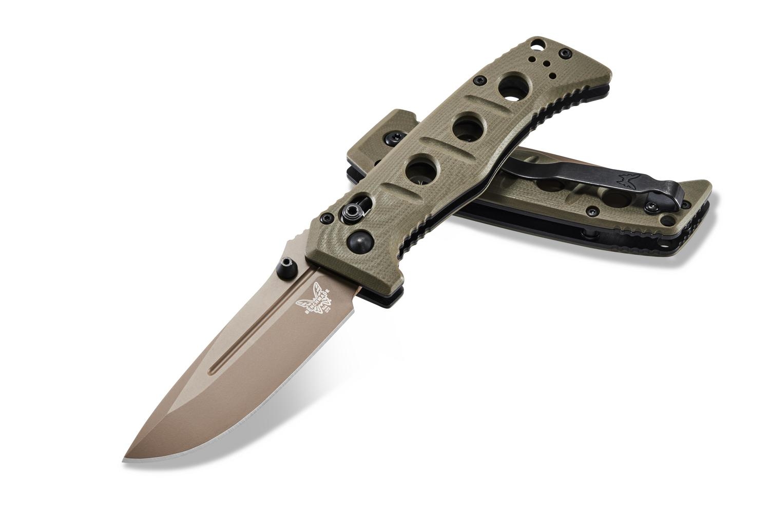 Benchmade 273FE-2 MINI ADAMAS, Earth Cerakote