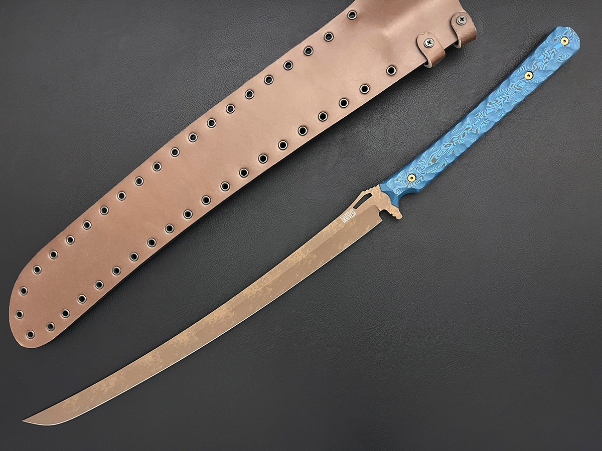 Dawson Many Waters Sword 19, Scorched, Blue/Black