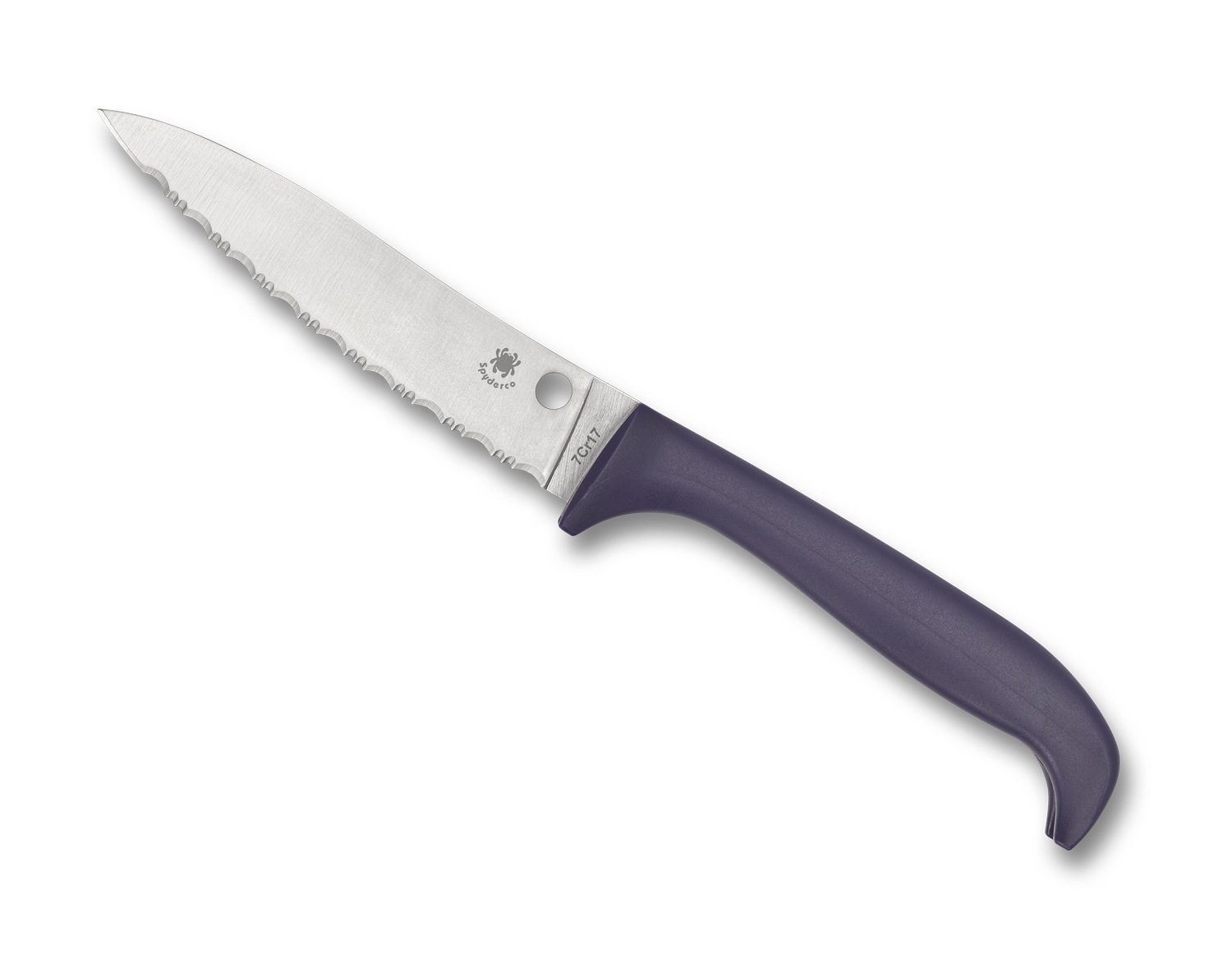 Spyderco K20SPR Counter Puppy, Purple, SpyderEdge