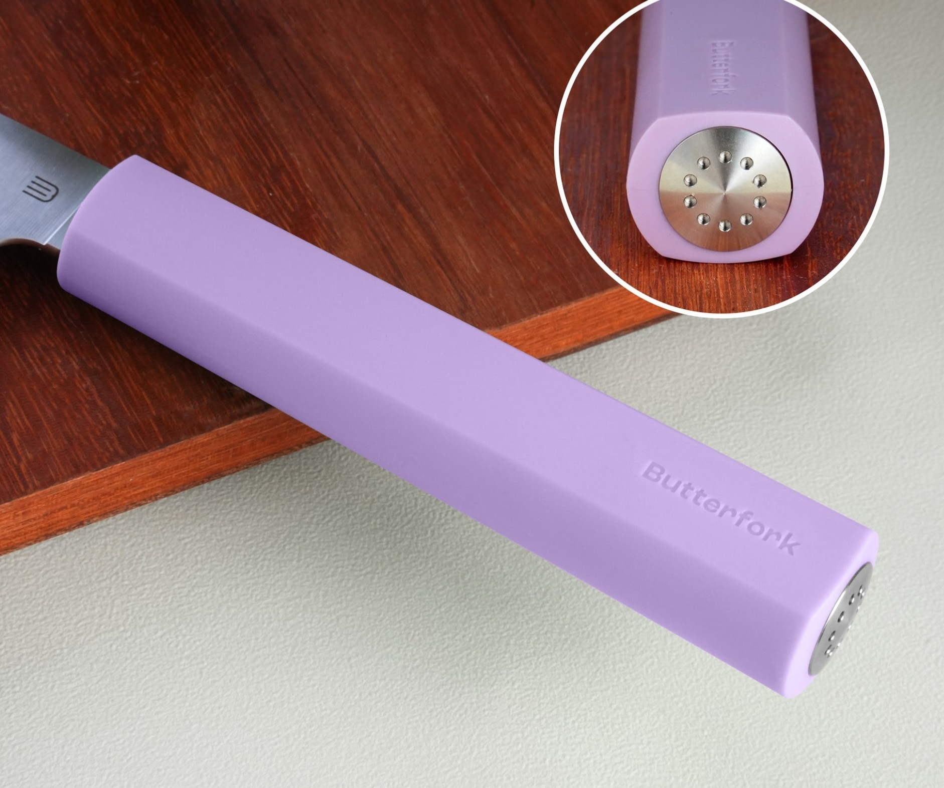 Butterfork BF01-BK-PP Bread Violett + Scheide